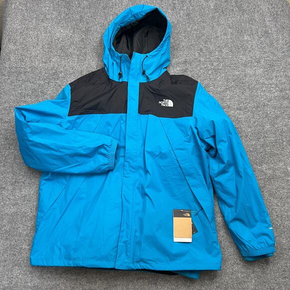 The North Face Men's Antora Triclimate Jacket Size XXL Alkaline Blue 3-in-1 NEW - Picture 1 of 16
